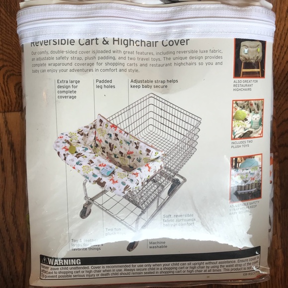 Eddie Bauer Reversible Cart & Highchair Cover - Picture 2 of 3
